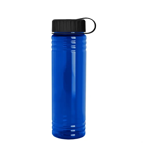 Slim Cylinder Design 24 oz. UpCycle Sport Bottles with Tethered Lid.... from ASI 40480 Koozie Group