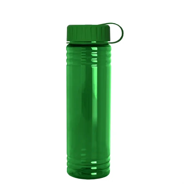 Slim Cylinder Design 24 oz. UpCycle Sport Bottles with Tethered Lid.... from ASI 40480 Koozie Group