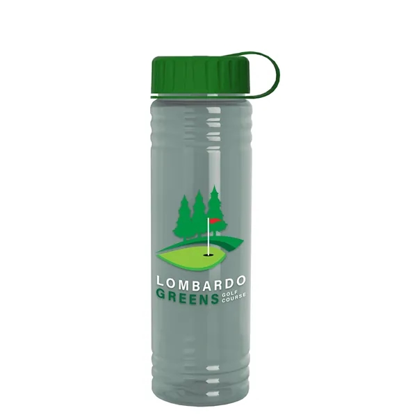Slim Cylinder Design 24 oz. UpCycle Sport Bottles with Tethered Lid.... from ASI 40480 Koozie Group