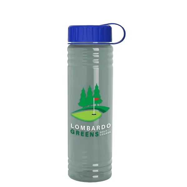 Slim Cylinder Design 24 oz. UpCycle Sport Bottles with Tethered Lid.... from ASI 40480 Koozie Group