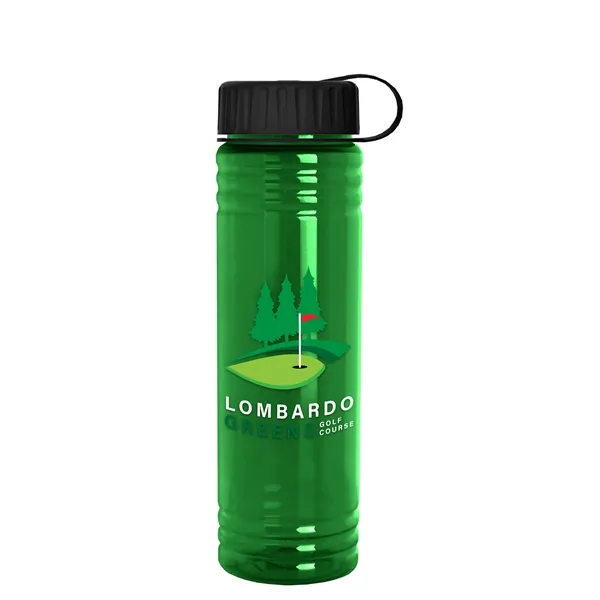Slim Cylinder Design 24 oz. UpCycle Sport Bottles with Tethered Lid.... from ASI 40480 Koozie Group