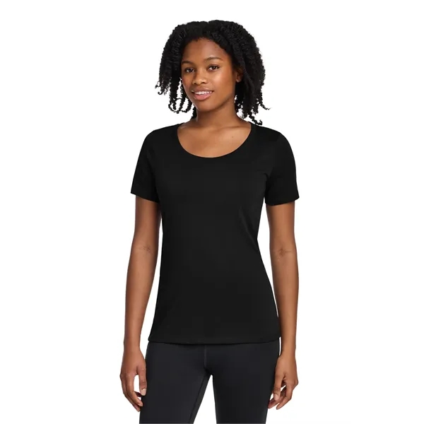 Nike Ladies Dri-FIT Cotton/Poly Scoop Neck Tee.... from ASI 84863 SanMar