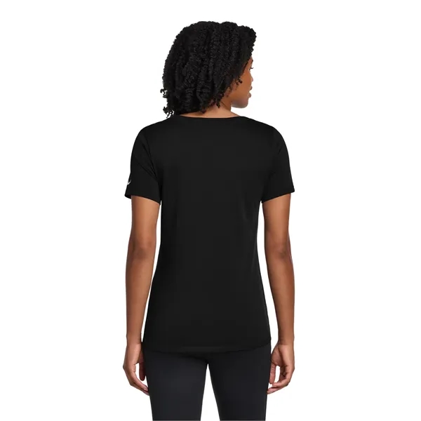 Nike Ladies Dri-FIT Cotton/Poly Scoop Neck Tee.... from ASI 84863 SanMar