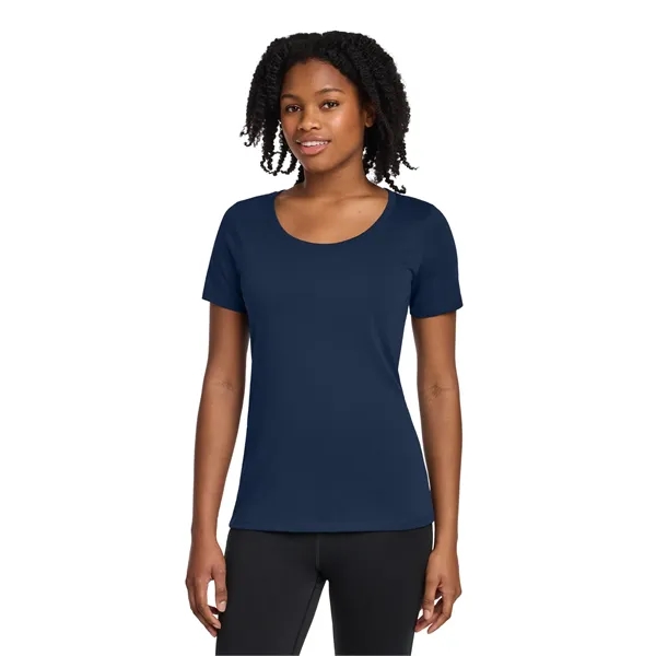 Nike Ladies Dri-FIT Cotton/Poly Scoop Neck Tee.... from ASI 84863 SanMar