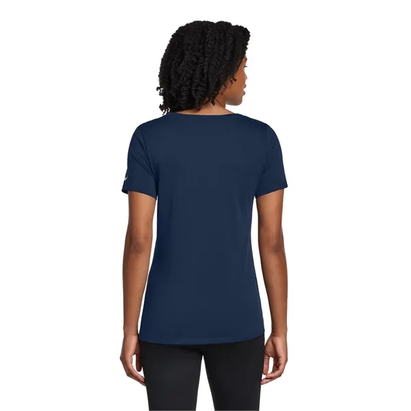 Nike Ladies Dri-FIT Cotton/Poly Scoop Neck Tee.... from ASI 84863 SanMar