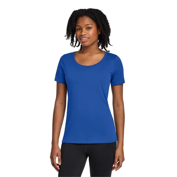 Nike Ladies Dri-FIT Cotton/Poly Scoop Neck Tee.... from ASI 84863 SanMar