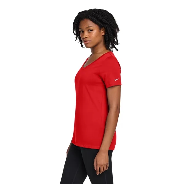 Nike Ladies Dri-FIT Cotton/Poly Scoop Neck Tee.... from ASI 84863 SanMar