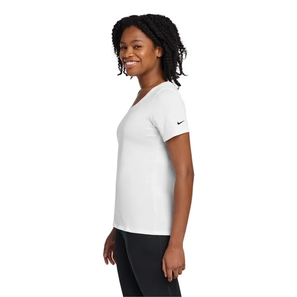 Nike Ladies Dri-FIT Cotton/Poly Scoop Neck Tee.... from ASI 84863 SanMar
