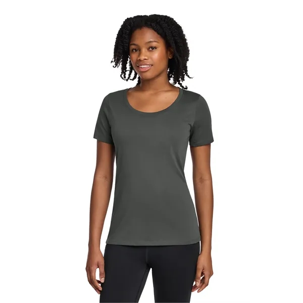 Nike Ladies Dri-FIT Cotton/Poly Scoop Neck Tee.... from ASI 84863 SanMar