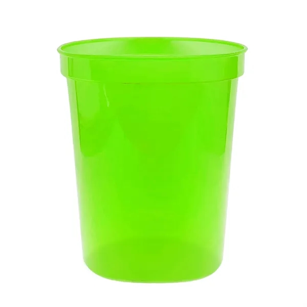 Reusable and recyclable polypropylene sixteen ounce stadium cup.... from ASI 40480 Koozie Group