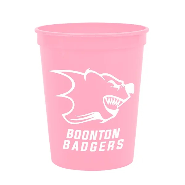 Reusable and recyclable polypropylene sixteen ounce stadium cup.... from ASI 40480 Koozie Group