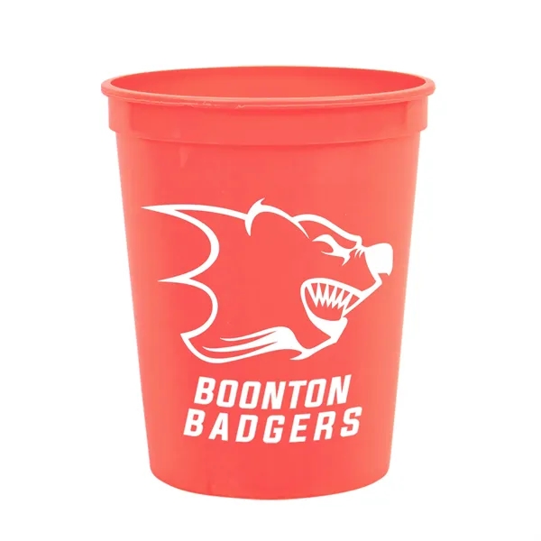 Reusable and recyclable polypropylene sixteen ounce stadium cup.... from ASI 40480 Koozie Group