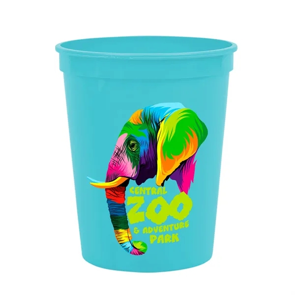 Reusable and recyclable polypropylene sixteen ounce stadium cup.... from ASI 40480 Koozie Group
