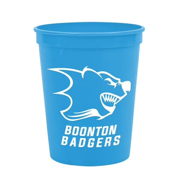 Reusable and recyclable polypropylene sixteen ounce stadium cup.... from ASI 40480 Koozie Group
