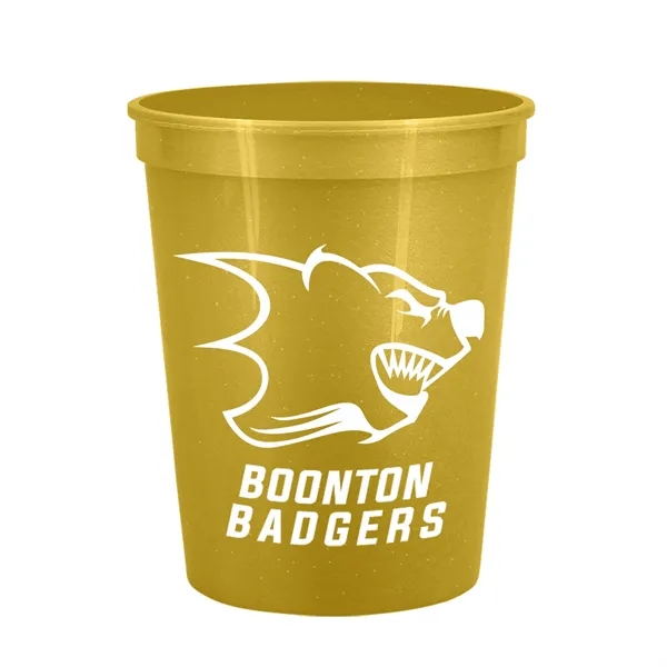 Reusable and recyclable polypropylene sixteen ounce stadium cup.... from ASI 40480 Koozie Group
