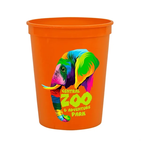 Reusable and recyclable polypropylene sixteen ounce stadium cup.... from ASI 40480 Koozie Group