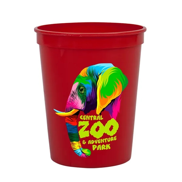 Reusable and recyclable polypropylene sixteen ounce stadium cup.... from ASI 40480 Koozie Group