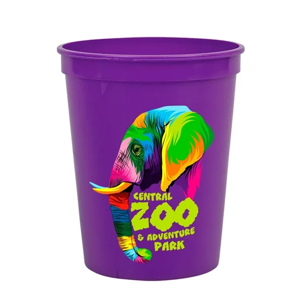 Reusable and recyclable polypropylene sixteen ounce stadium cup.... from ASI 40480 Koozie Group