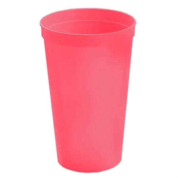 Reusable and recyclable polypropylene 20 oz. stadium cup.... from ASI 40480 Koozie Group
