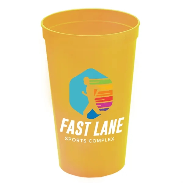 Reusable and recyclable polypropylene 20 oz. stadium cup.... from ASI 40480 Koozie Group