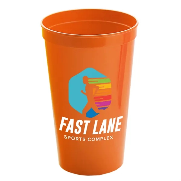 Reusable and recyclable polypropylene 20 oz. stadium cup.... from ASI 40480 Koozie Group