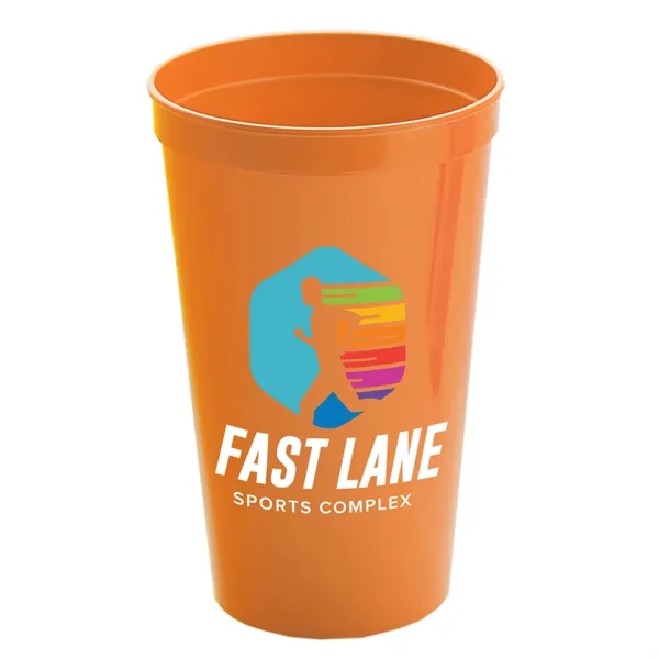 Reusable and recyclable polypropylene 20 oz. stadium cup.... from ASI 40480 Koozie Group