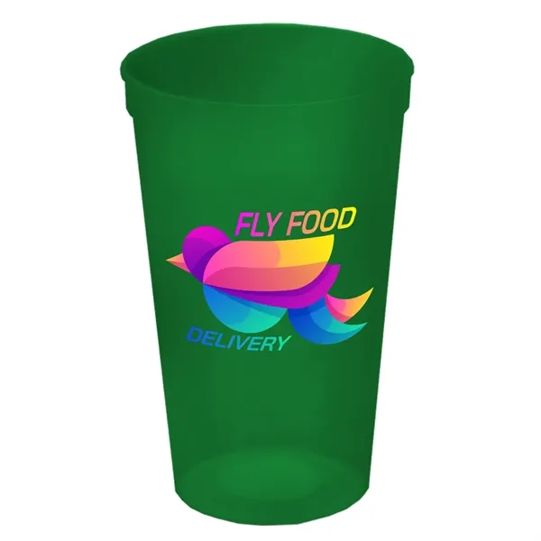 20 oz. transluscent smooth-sided stadium cup.... from ASI 40480 Koozie Group