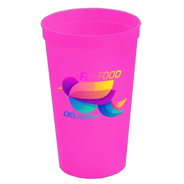 20 oz. transluscent smooth-sided stadium cup.... from ASI 40480 Koozie Group