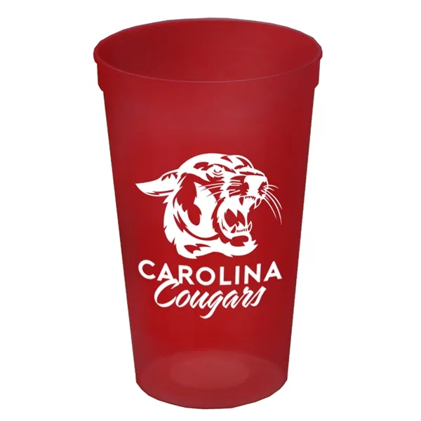 20 oz. transluscent smooth-sided stadium cup.... from ASI 40480 Koozie Group