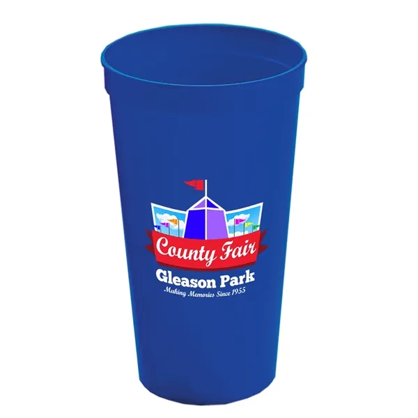Stadium cup, 32 oz. BPA free. Enhanced biodegradability.... from ASI 40480 Koozie Group
