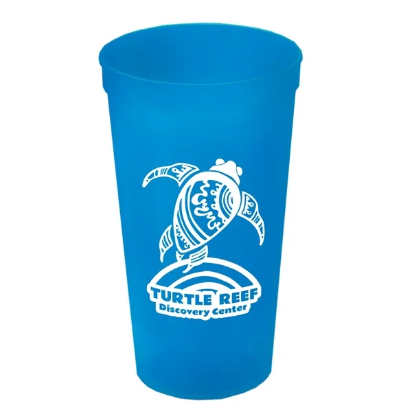 Stadium cup, 32 oz. BPA free. Enhanced biodegradability.... from ASI 40480 Koozie Group