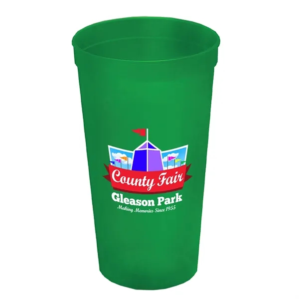 Stadium cup, 32 oz. BPA free. Enhanced biodegradability.... from ASI 40480 Koozie Group