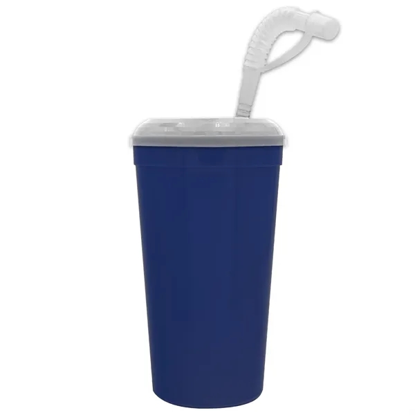 Stadium cup, 32 oz. with Lid and Straw BPA free.... from ASI 40480 Koozie Group