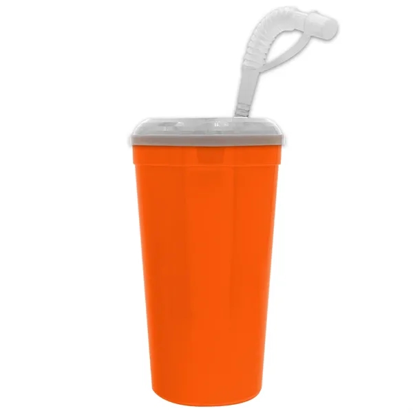Stadium cup, 32 oz. with Lid and Straw BPA free.... from ASI 40480 Koozie Group