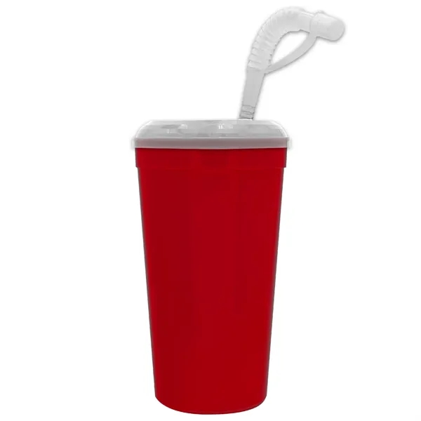 Stadium cup, 32 oz. with Lid and Straw BPA free.... from ASI 40480 Koozie Group