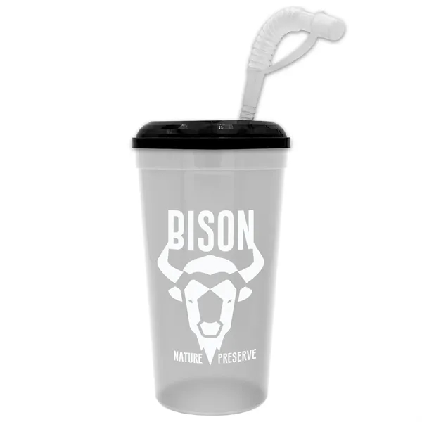 Stadium cup, 32 oz. with Lid and Straw BPA free.... from ASI 40480 Koozie Group