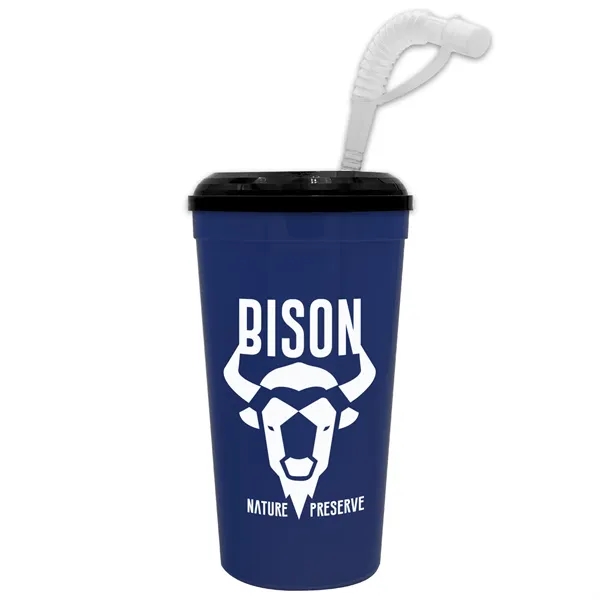 Stadium cup, 32 oz. with Lid and Straw BPA free.... from ASI 40480 Koozie Group