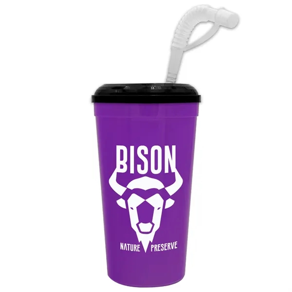 Stadium cup, 32 oz. with Lid and Straw BPA free.... from ASI 40480 Koozie Group