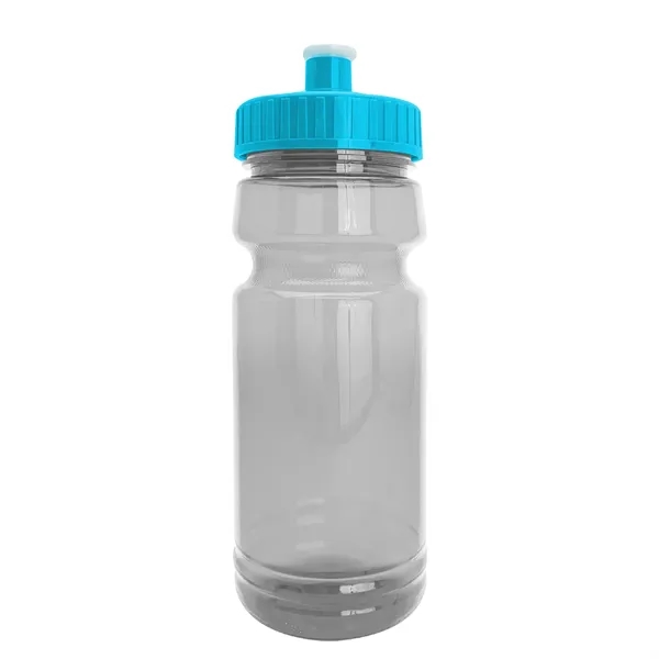 New Slim Cylinder Design 24 oz. Transparent Water Bottles with Push-Pull... from ASI 40480 Koozie Group