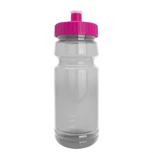 New Slim Cylinder Design 24 oz. Transparent Water Bottles with Push-Pull... from ASI 40480 Koozie Group