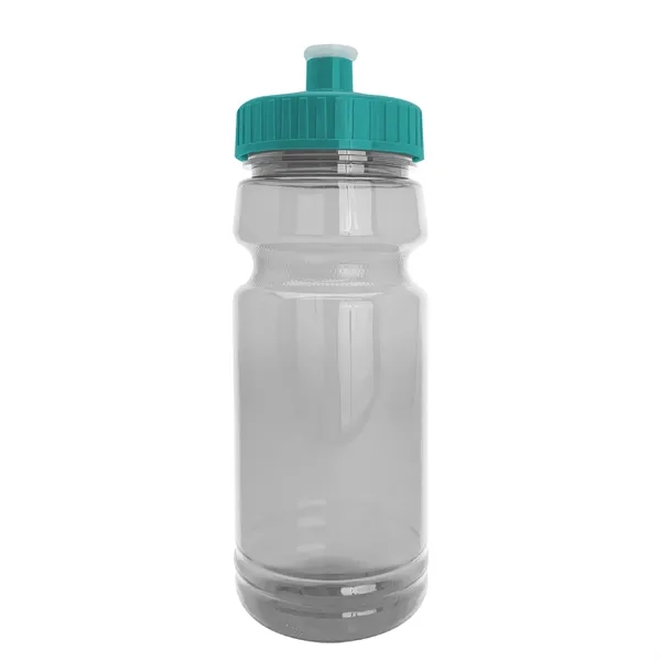 New Slim Cylinder Design 24 oz. Transparent Water Bottles with Push-Pull... from ASI 40480 Koozie Group