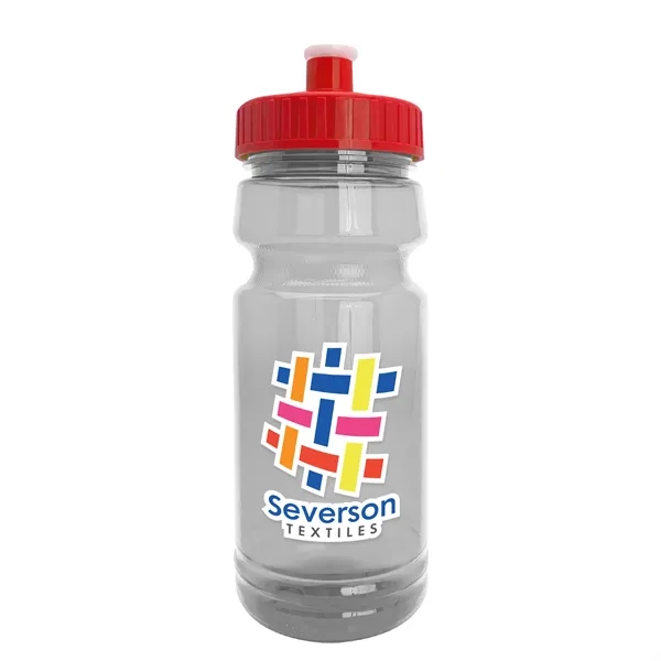 New Slim Cylinder Design 24 oz. Transparent Water Bottles with Push-Pull... from ASI 40480 Koozie Group