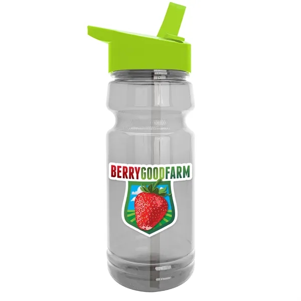The Trainer - 24 oz. Clear Sports Bottles with Flip Straw... from ASI 40480 Koozie Group