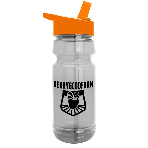 The Trainer - 24 oz. Clear Sports Bottles with Flip Straw... from ASI 40480 Koozie Group