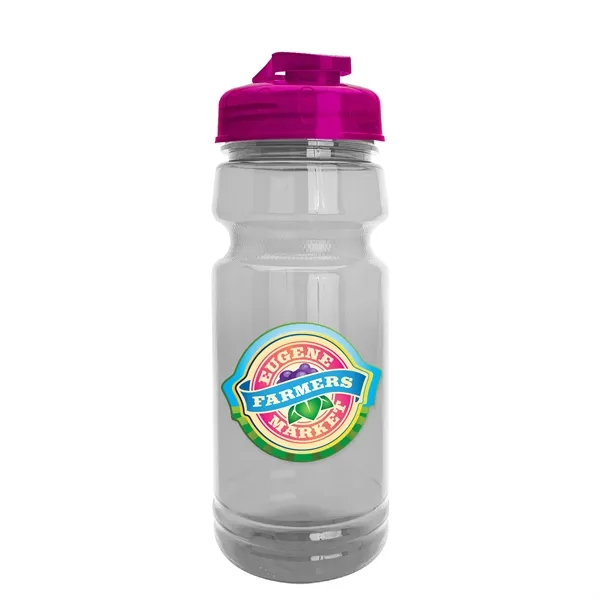 The Trainer - 24 oz. Clear Sports Bottles with USA Flip... from ASI 40480 Koozie Group