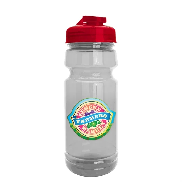 The Trainer - 24 oz. Clear Sports Bottles with USA Flip... from ASI 40480 Koozie Group