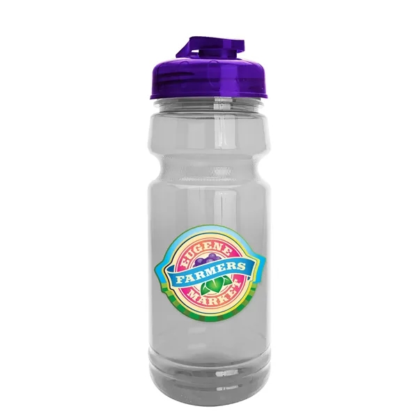 The Trainer - 24 oz. Clear Sports Bottles with USA Flip... from ASI 40480 Koozie Group