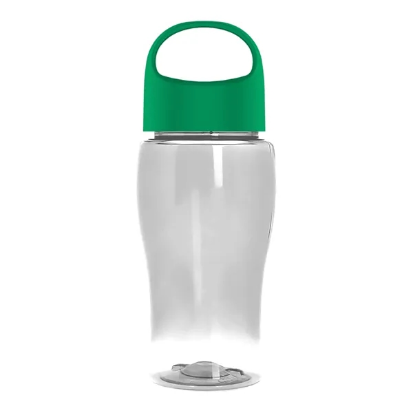 Poly-Pure Jr. 18 Oz. Transparent Bottle With Oval Crest Lid... from ASI 40480 Koozie Group