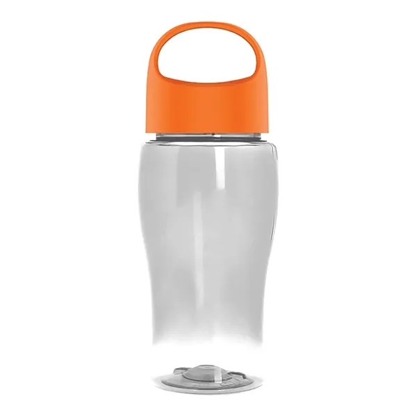 Poly-Pure Jr. 18 Oz. Transparent Bottle With Oval Crest Lid... from ASI 40480 Koozie Group