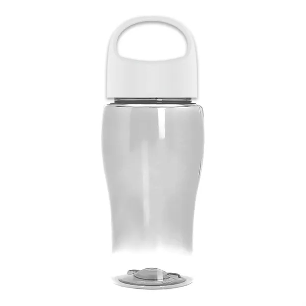 Poly-Pure Jr. 18 Oz. Transparent Bottle With Oval Crest Lid... from ASI 40480 Koozie Group